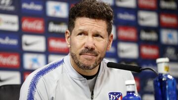 07/12/18 RUEDA DE PRENSA DE DIEGO PABLO SIMEONE ENTRENADOR DEL ATLETICO DE MADRID