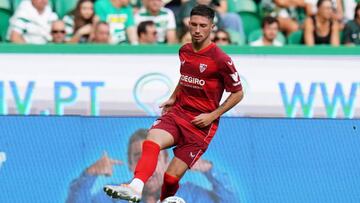 Carmona, en el amistoso ante el Sporting.