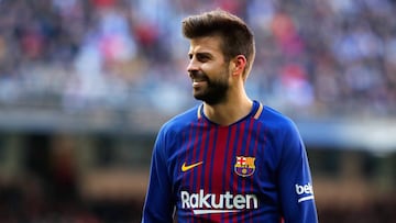 Gerard Piqué, en el Clásico.