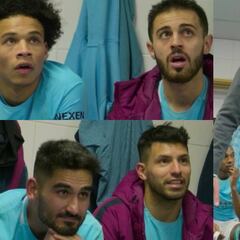 Guardiola convenciendo a los suyos para ver al Crystal Palace en la TV: las caras lo dicen todo