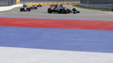 El sexto puesto de Alonso y lo mejor del GP de Rusia en im¨¢genes