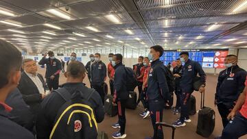 Selección Colombia Sub-20 ya se encuentra en Francia para disputar el primer partido del Esperanzas de Toulon el próximo 31 de mayo