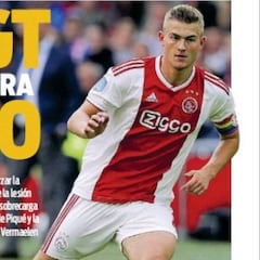 La lesión de Umtiti abre la puerta a De Ligt