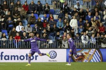 0-1. Álvaro González celebró el primer tanto.