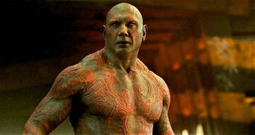 Dave Bautista en Guardianes de la Galaxia.