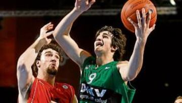 <b>SUPERIOR. </b>Ricky Rubio y su DKV fueron mejores que el Pamesa y mañana jugarán las semifinales.