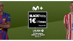 Últimas horas de Black Friday en Movistar Plus+: paga solo un 1 al mes y disfruta del Barcelona vs. Atlético de Madrid y más contenidos