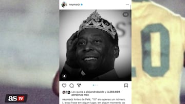 Algunos jugadores de Brasil mandaron su ultimo adiós a Pelé por redes.