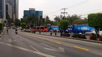 Bloqueo en Insurgentes: Calles y vialidades cerradas en Reforma, CDMX