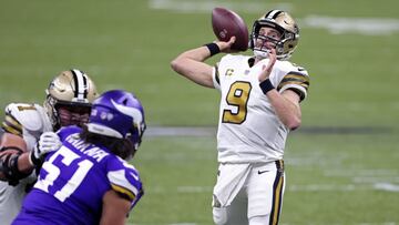 Un pase de nueve yardas en la segunda mitad del encuentro del viernes ante los Vikings derivó en el último hito en la carrera del quarterback de los Saints.