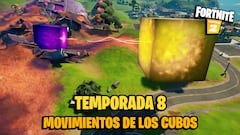 Fortnite Temporada 8: así se moverán los cubos