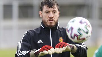 28/01/20 ENTRENAMIENTO DEL ZARAGOZA   CRISTIAN ALVAREZ