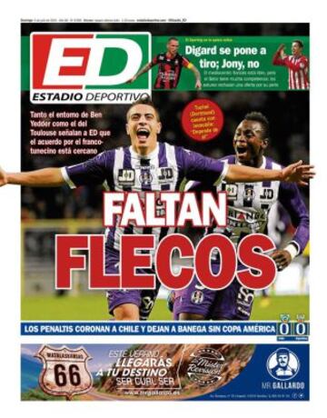 Portadas de la prensa deportiva