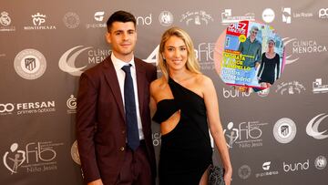 Morata y Alice Campello, juntos por Madrid