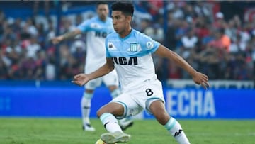 El mediocampista argentino es canterano de Boca Juniors y tuvo un semestre destacado con Racing Club.