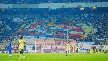 Fans o Aficion during the final second leg match between America and Cruz Azul as part of the Torneo Clausura 2024 Liga BBVA MX at Azteca Stadium on May 26, 2024 in Mexico City, Mexico.