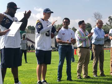 Así fue la primera visita en 2018 de Rams y Chiefs a México