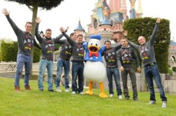 Los pilotos del Mundial en Disneyland París