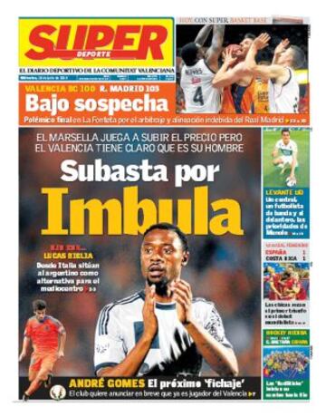 Portadas de la prensa deportiva