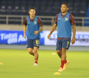 Colombia y Venezuela en el estadio Metropolitano de Barranquilla, fecha 1 de Eliminatorias a Qatar 2022.