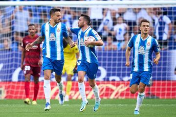 Joselu, Expósito y Oliván, tres de los fichajes del Espanyol.