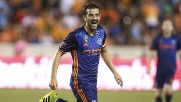 David Villa marca doblete y le da el liderato al New York City