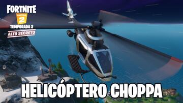 Fortnite: así es el nuevo helicóptero Choppa; cómo y dónde encontrarlo