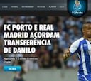 Danilo, la quinta venta más cara de la historia de Portugal