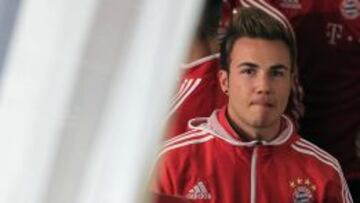 Götze, con el chándal del Bayern, costó 37 millones.