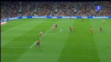 Rojas a Filipe y Arda y penalti de Miranda a Pedro que fall¨® Messi