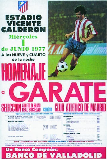 El 1 de junio de 1977 el Atlético de Madrid le hizo un merecido homenaje.
  