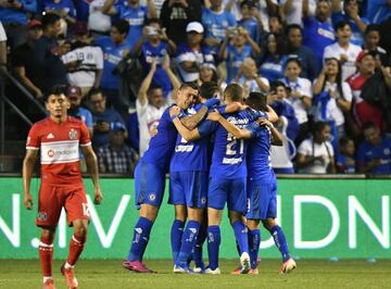 El pase de Cruz Azul sobre Chicago Fire, en imágenes