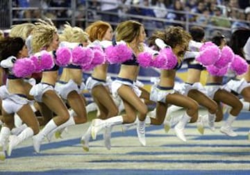 Las cheerleaders de los San Diego Chargers durante la semana 6 de la NFL.