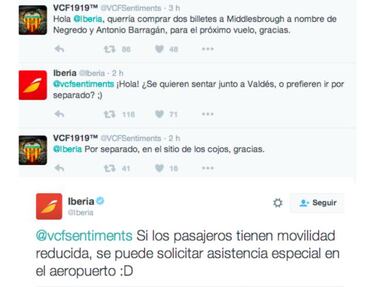 El Valencia pide respeto a Iberia por tuitear sobre sus jugadores