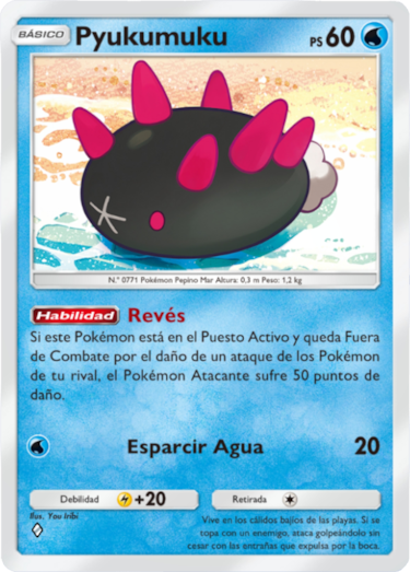 Pyukumuku es un hueso duro de roer en Pokémon TCG Pocket, y su Habilidad te sacará de más de un aprieto