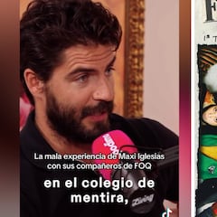 Maxi Iglesias cuenta que sufrió bullying en ‘Física o Química’: “Alguno me pidió disculpas”