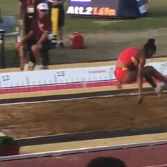 Historia del atletismo español: María Vicente se jugaba el oro en el último salto y voló