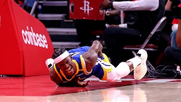 En los minutos finales del primer cuarto del encuentro , en la lucha pro un rebote, Butler quedó encima de Amen Thompson cayendo totalmente desequilibrado y dándose un golpe tremendo en la pelvis. El escolta se marchó para no volver.