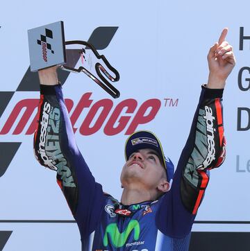 Maverick Viñales consiguió la victoria. 