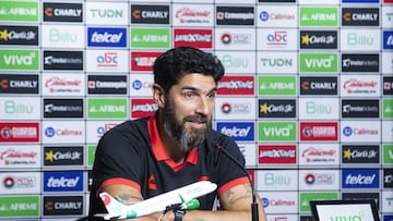 Sebastian Abreu head coach of Tijuana during press conference after the 1st round match between Tijuana vs Queretaro as part of the Liga BBVA MX, Torneo Apertura 2025 at Caliente Stadium, on July 11, 2025 in Tijuana, Baja California, Mexico