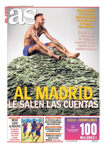 Las portadas de AS de agosto