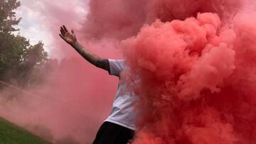 Griezmann publicó una imagen en sus redes sociales.