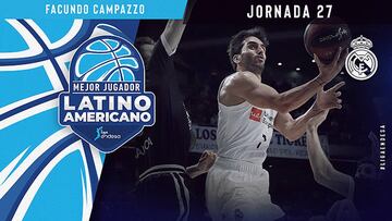 Facundo Campazzo, mejor latinoamericano de la Liga Endesa por 8ª ocasión.