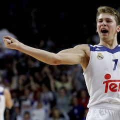 Luka Doncic rescata con dos triplazos a un Madrid sin Llull