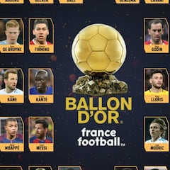 Balón de Oro 2018: lista completa de los 30 nominados al premio