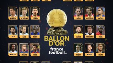 Balón de Oro 2018: lista completa de los 30 nominados al premio