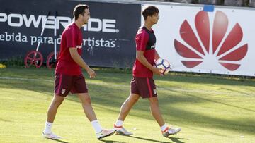Manquillo y Óliver, en el Cerro.