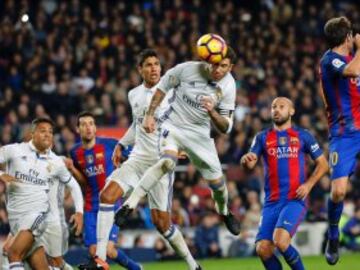 03/12/2016. Barcelona-Real Madrid. 1-1. Sergio Ramos appears in the last minute to secure a point for Madrid