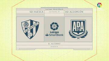 Resumen del Huesca vs. Alcorcón de LaLiga SmartBank