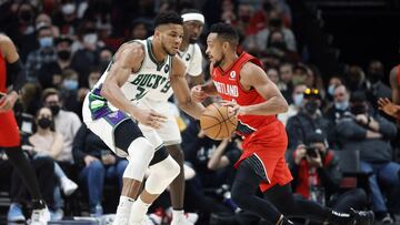 Gran partido de Antetokounmpo y sus Bucks, a solo una victoria de liderar el Este. Bobby Portis anota 30 puntos. Los Blazers no muestran oposición.